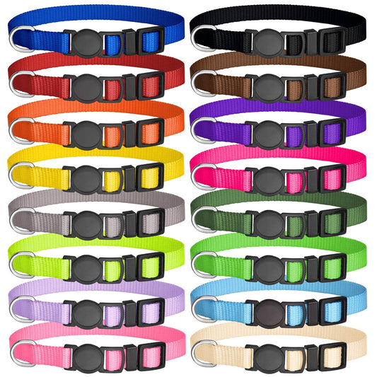 16-Pack Adjustable Puppy Safety Collars
